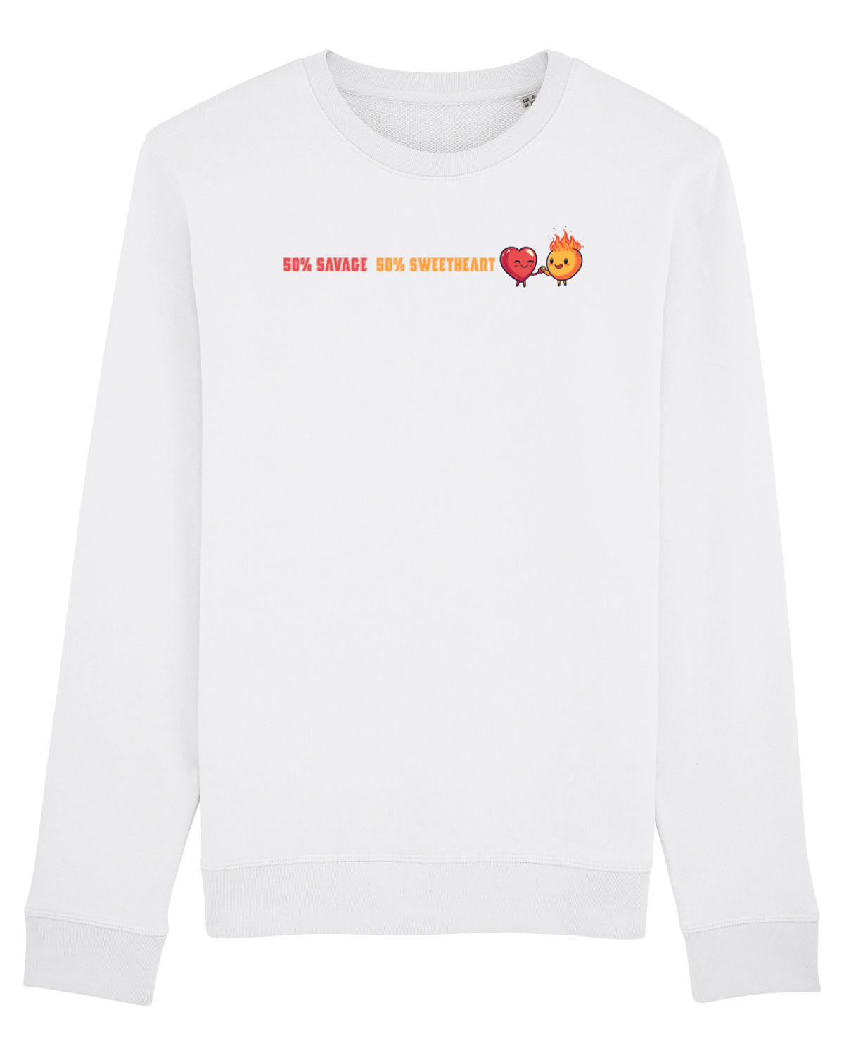 Bluză mânecă lungă Unisex Rise White