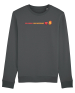 50% SAVAGE 50% SWEETHEART 2 lateral Bluză mânecă lungă Unisex Rise