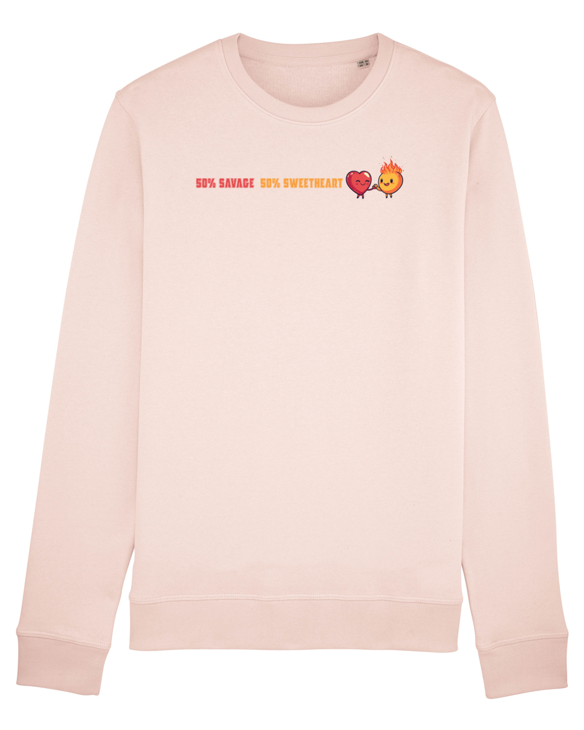 Bluză mânecă lungă Unisex Rise Candy Pink