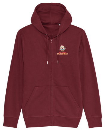 50% SAVAGE 50% SWEETHEART - SAMURAI CUPCAKE lateral Burgundy