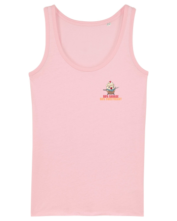 50% SAVAGE 50% SWEETHEART - SAMURAI CUPCAKE lateral Cotton Pink