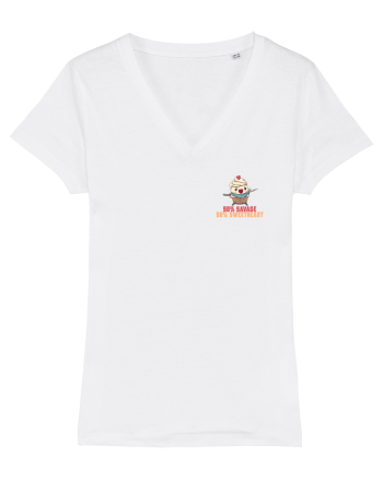 50% SAVAGE 50% SWEETHEART - SAMURAI CUPCAKE lateral White