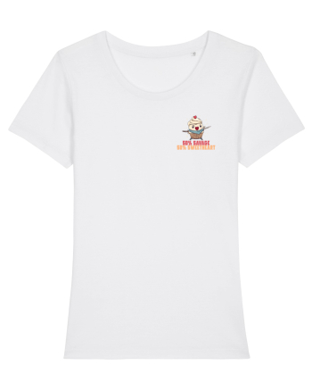 50% SAVAGE 50% SWEETHEART - SAMURAI CUPCAKE lateral White