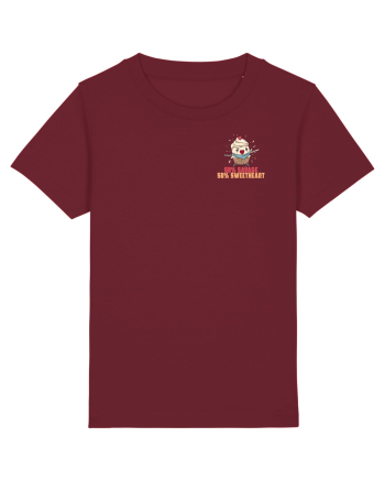 50% SAVAGE 50% SWEETHEART - SAMURAI CUPCAKE lateral Burgundy