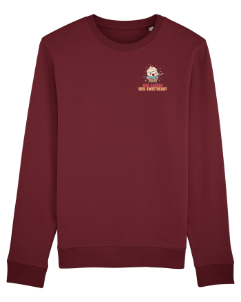50% SAVAGE 50% SWEETHEART - SAMURAI CUPCAKE lateral Burgundy