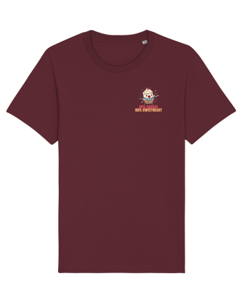 50% SAVAGE 50% SWEETHEART - SAMURAI CUPCAKE lateral Burgundy