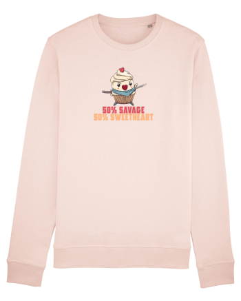 50% SAVAGE 50% SWEETHEART - SAMURAI CUPCAKE  Candy Pink