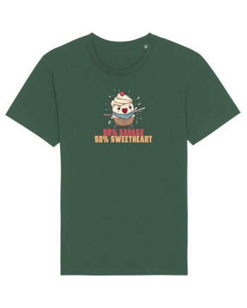50% SAVAGE 50% SWEETHEART - SAMURAI CUPCAKE  Bottle Green