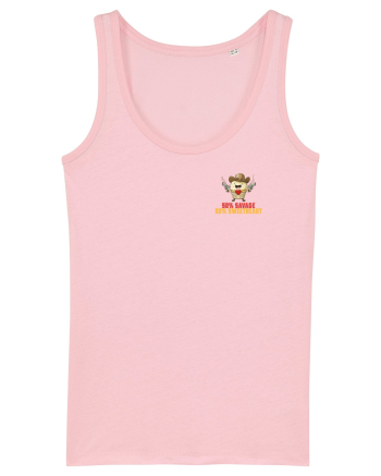 50% SAVAGE 50% SWEETHEART - COWBOY CUPCAKE  lateral Cotton Pink