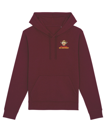 50% SAVAGE 50% SWEETHEART - COWBOY CUPCAKE  lateral Burgundy