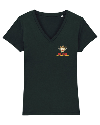 50% SAVAGE 50% SWEETHEART - COWBOY CUPCAKE  lateral Black