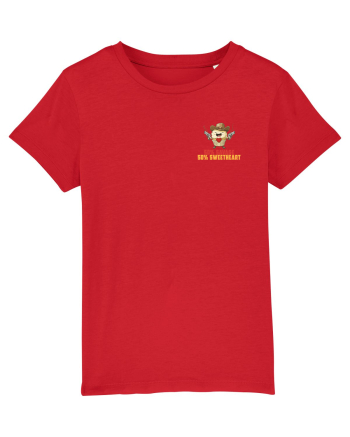 50% SAVAGE 50% SWEETHEART - COWBOY CUPCAKE  lateral Red