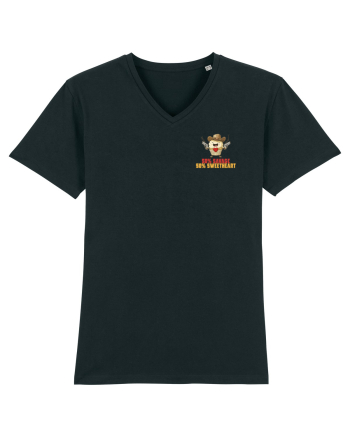 50% SAVAGE 50% SWEETHEART - COWBOY CUPCAKE  lateral Black