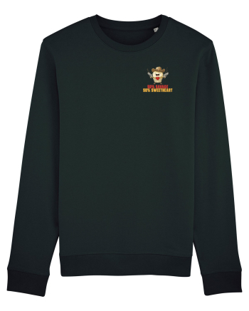 50% SAVAGE 50% SWEETHEART - COWBOY CUPCAKE  lateral Black