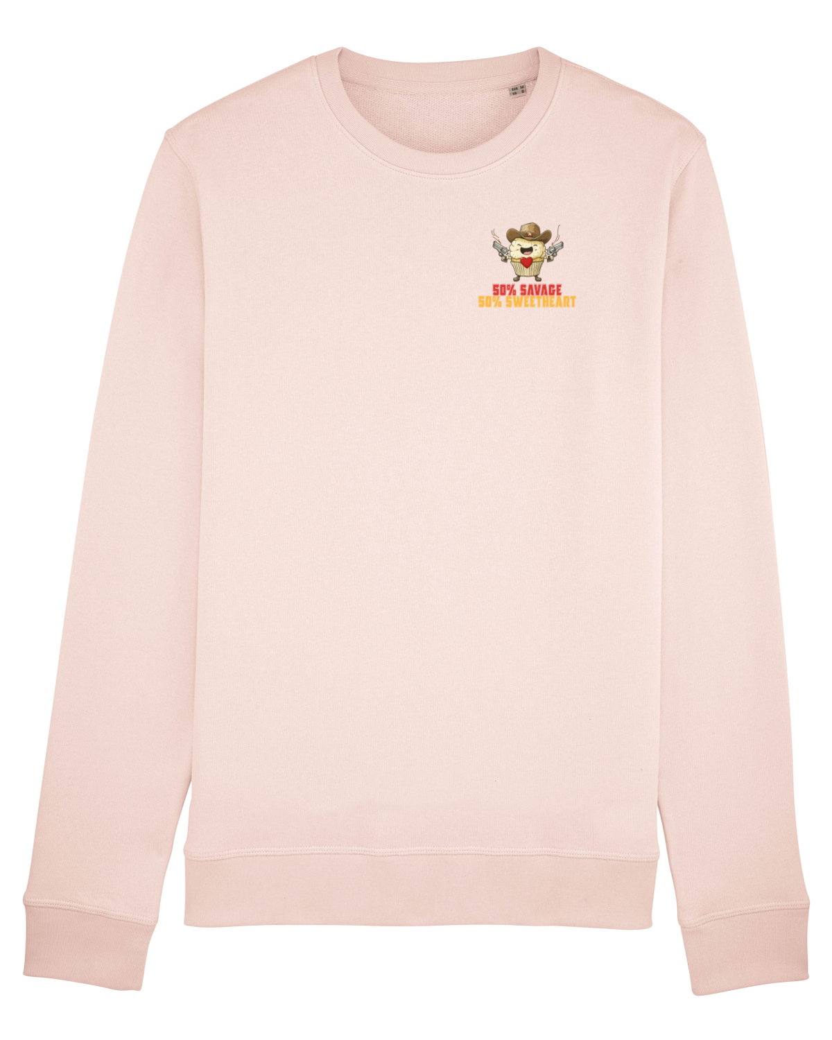 Bluză mânecă lungă Unisex Rise Candy Pink