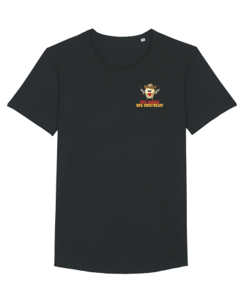 50% SAVAGE 50% SWEETHEART - COWBOY CUPCAKE  lateral Black