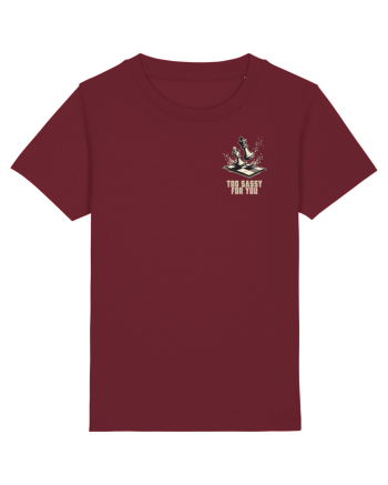 TOO SASSY FOR YOU - REGINA lateral Burgundy