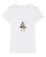TOO SASSY FOR YOU - REGINA Tricou mânecă scurtă guler V Damă Evoker