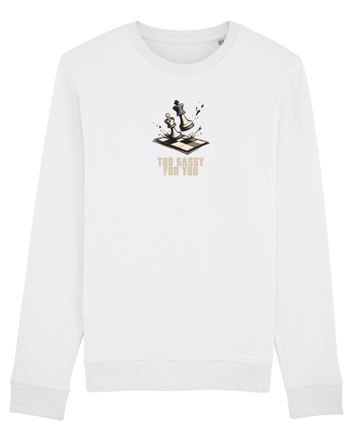 Bluză mânecă lungă Unisex Rise White