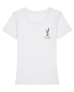 TOO SASSY FOR YOU - PISICA lateral Tricou mânecă scurtă guler larg fitted Damă Expresser