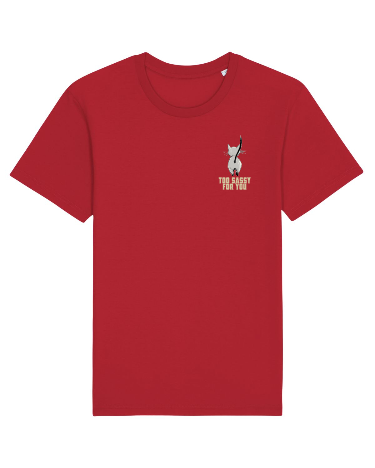 Tricou mânecă scurtă Unisex Rocker Red