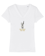 TOO SASSY FOR YOU - PISICA  Tricou mânecă scurtă guler V Damă Evoker