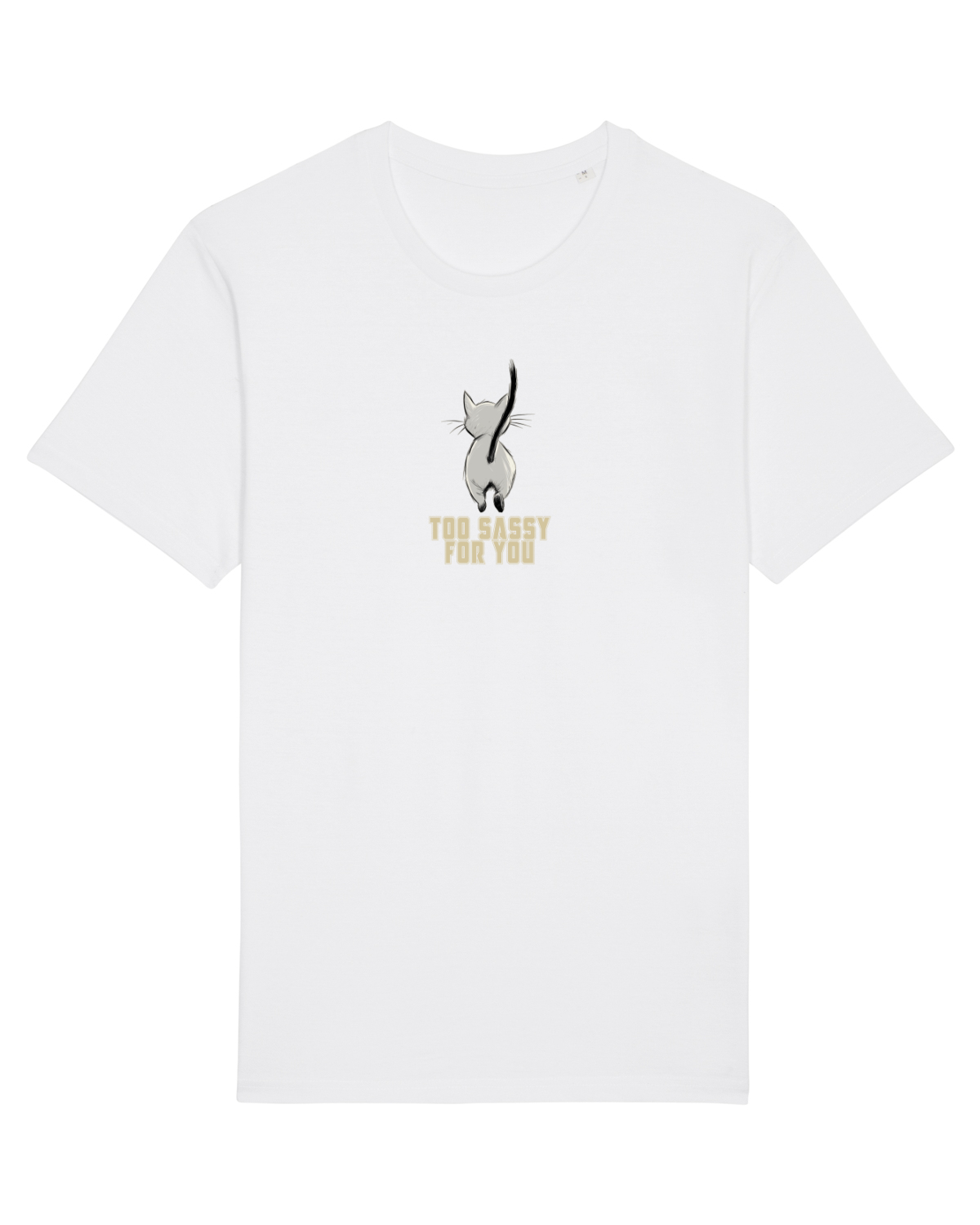 Tricou mânecă scurtă Unisex Rocker White