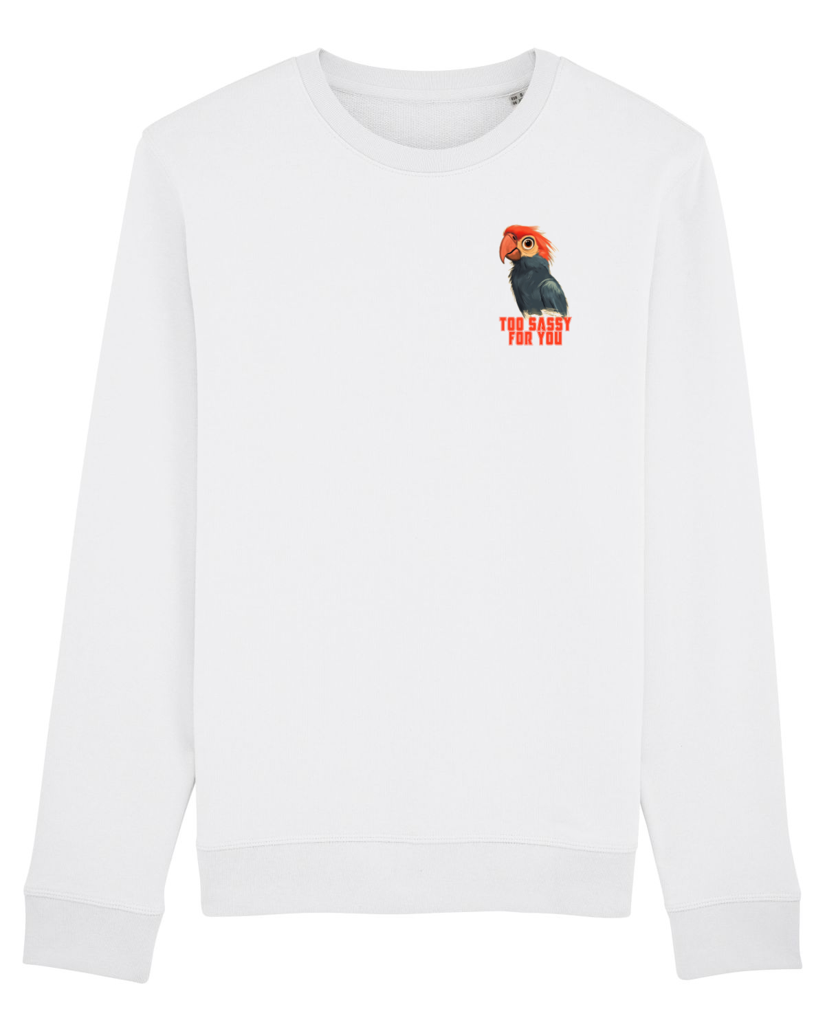 Bluză mânecă lungă Unisex Rise White