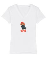 TOO SASSY FOR YOU - PAPAGAL 2  Tricou mânecă scurtă guler V Damă Evoker