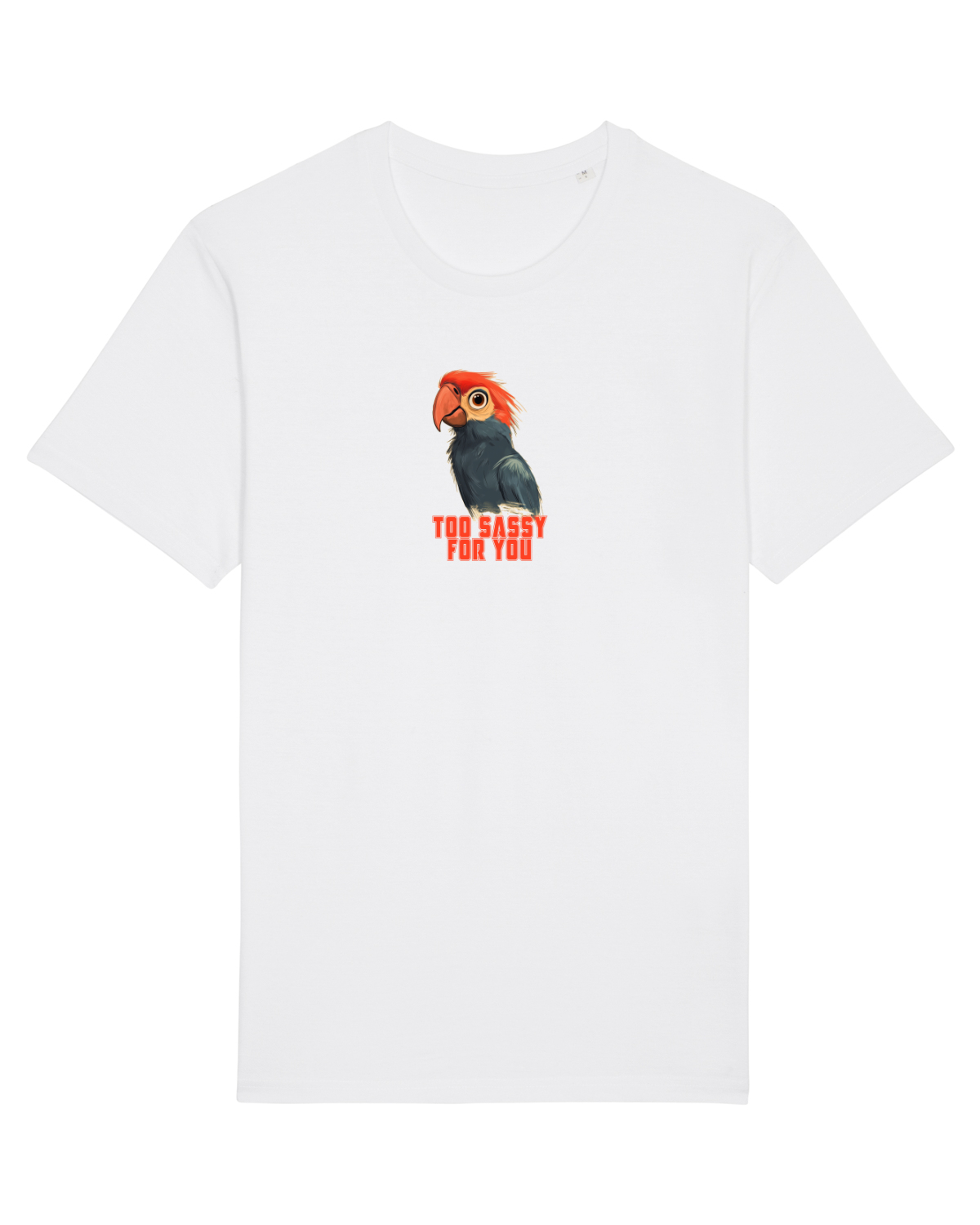 Tricou mânecă scurtă Unisex Rocker White