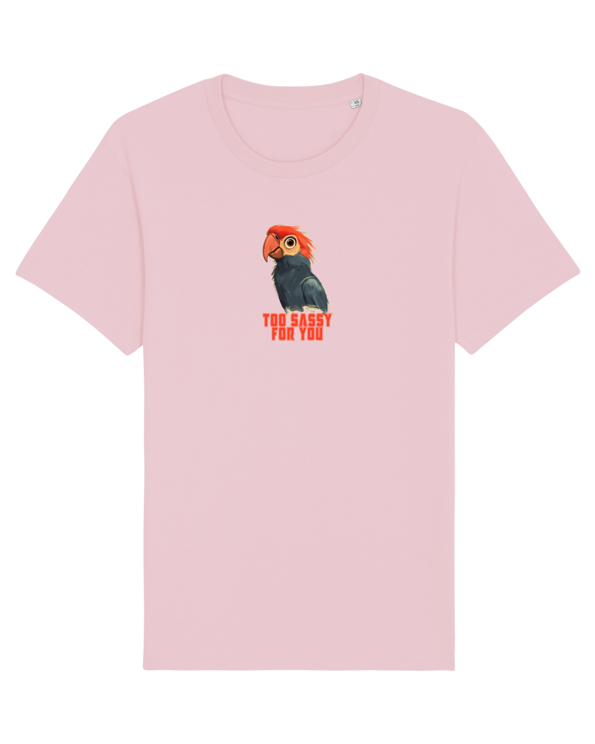 Tricou mânecă scurtă Unisex Rocker Cotton Pink
