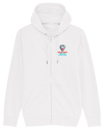 YOU SAY CRAZY LIKE IT`S A BAD THING - clovn 2 lateral Hanorac cu fermoar Unisex Connector