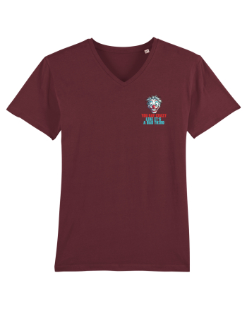 YOU SAY CRAZY LIKE IT`S A BAD THING - clovn 2 lateral Burgundy