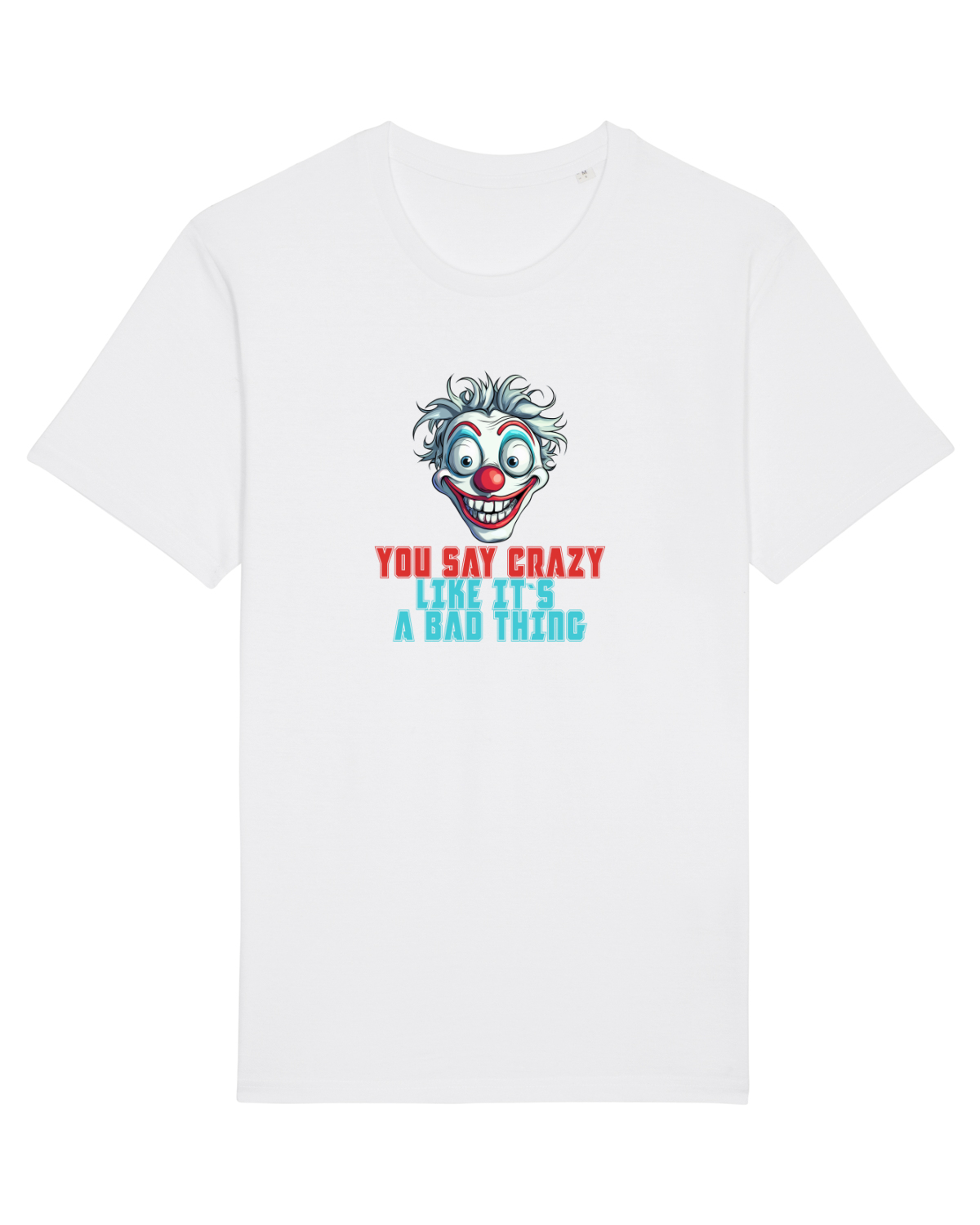 Tricou mânecă scurtă Unisex Rocker White
