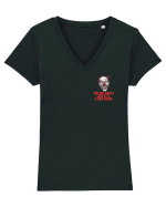 YOU SAY CRAZY LIKE IT`S A BAD THING - clovn 1 lateral Tricou mânecă scurtă guler V Damă Evoker