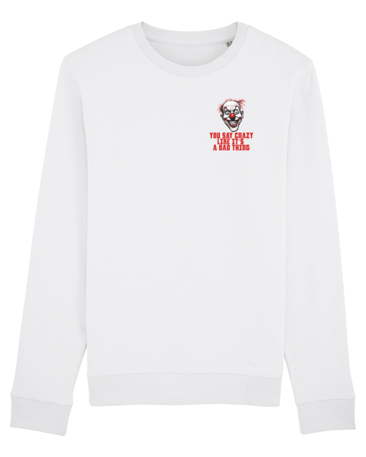 Bluză mânecă lungă Unisex Rise White