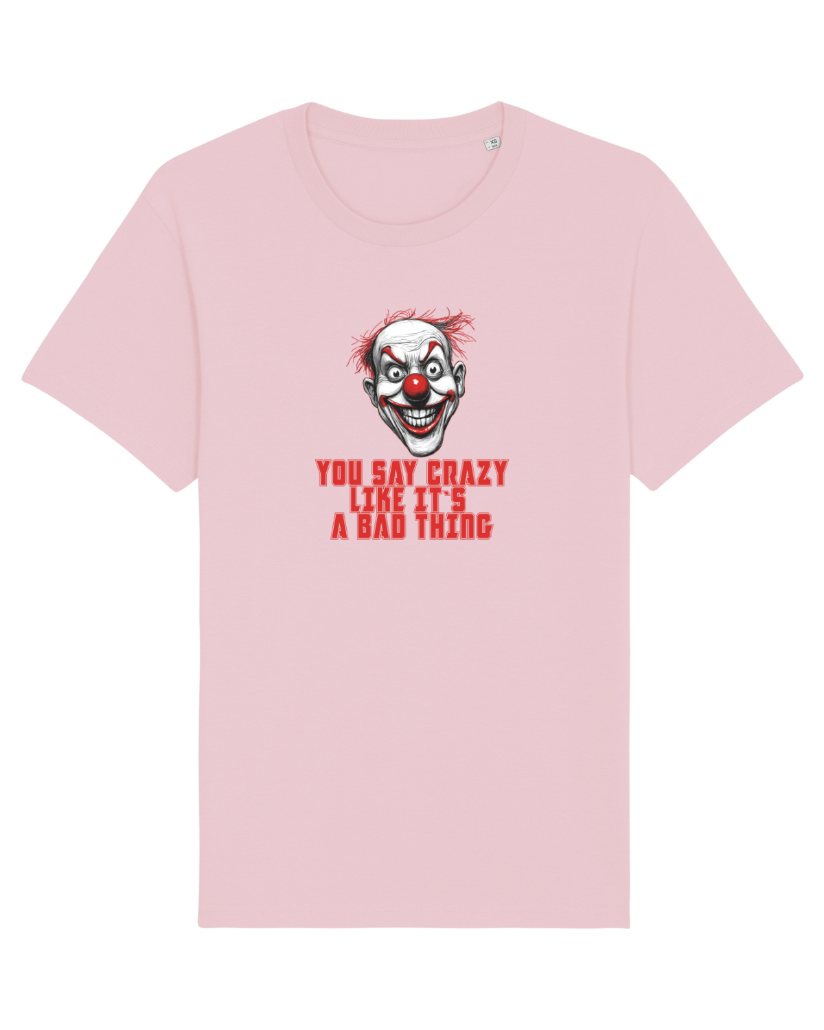 Tricou mânecă scurtă Unisex Rocker Cotton Pink