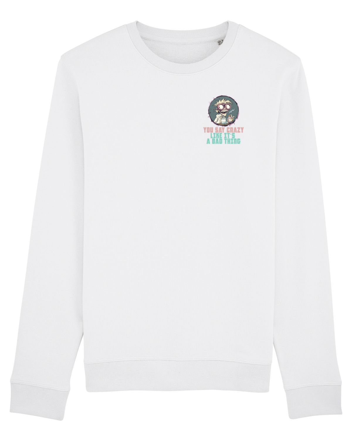 Bluză mânecă lungă Unisex Rise White