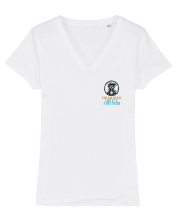 YOU SAY CRAZY LIKE IT`S A BAD THING - MAD SCIENTIST 1 lateral White