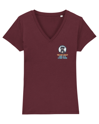YOU SAY CRAZY LIKE IT`S A BAD THING - MAD SCIENTIST 1 lateral Burgundy