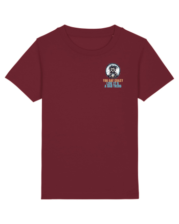 YOU SAY CRAZY LIKE IT`S A BAD THING - MAD SCIENTIST 1 lateral Burgundy