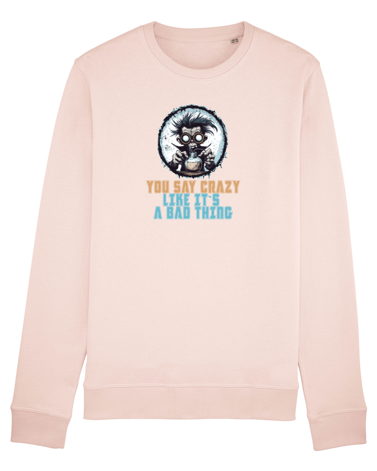 Bluză mânecă lungă Unisex Rise Candy Pink
