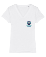 YOU SAY CRAZY LIKE IT`S A BAD THING - MAD SCIENTIST 2 lateral Tricou mânecă scurtă guler V Damă Evoker