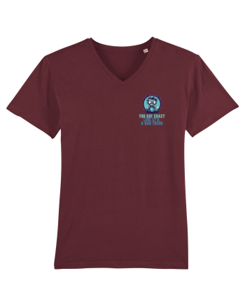 YOU SAY CRAZY LIKE IT`S A BAD THING - MAD SCIENTIST 2 lateral Burgundy