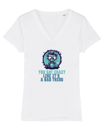 YOU SAY CRAZY LIKE IT`S A BAD THING - MAD SCIENTIST 2  White