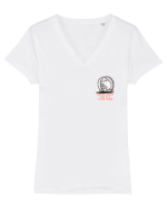 YOU SAY CRAZY LIKE IT`S A BAD THING - HAMSTER lateral Tricou mânecă scurtă guler V Damă Evoker