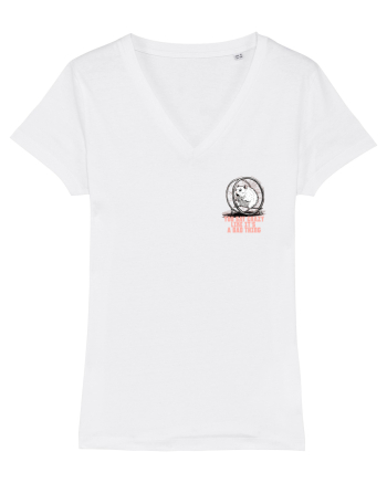 YOU SAY CRAZY LIKE IT`S A BAD THING - HAMSTER lateral White