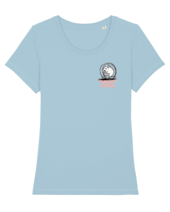 YOU SAY CRAZY LIKE IT`S A BAD THING - HAMSTER lateral Sky Blue
