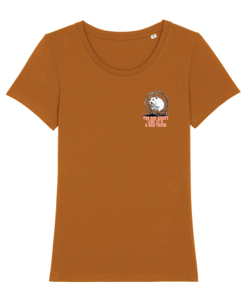 YOU SAY CRAZY LIKE IT`S A BAD THING - HAMSTER lateral Roasted Orange