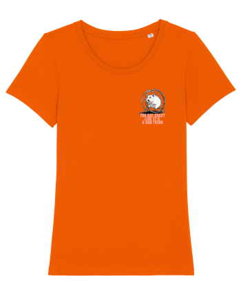 YOU SAY CRAZY LIKE IT`S A BAD THING - HAMSTER lateral Bright Orange